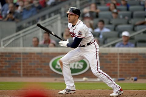 First Baseman Freddie Freeman of the Atlanta Braves (Photo by Edward M. Pio Roda/Getty Images)