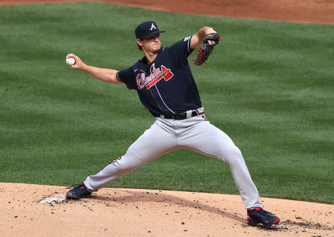 Starting Pitcher Mike Soroka of the Atlanta Braves (Photo by Al Bello/Getty Images)