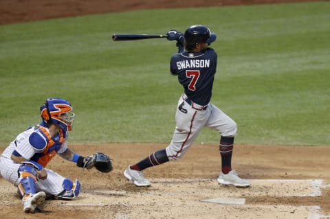 Dansby Swanson #7 of the Atlanta Braves. (Photo by Jim McIsaac/Getty Images)