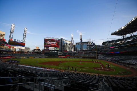 ATLANTA, GA – SEPTEMBER 04: The Atlanta Braves home stadium Truist Park(Photo by Todd Kirkland/Getty Images)