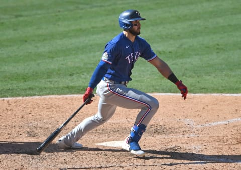 ANAHEIM, CA – SEPTEMBER 20: Joey Gallo #13 of the Texas Rangers (Photo by Jayne Kamin-Oncea/Getty Images)