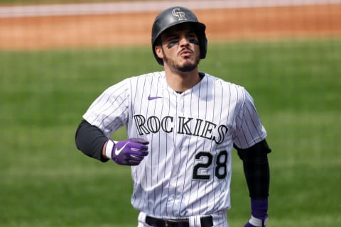 Nolan Arenado #28 of the Colorado Rockies Braves. (Photo by Justin Edmonds/Getty Images)