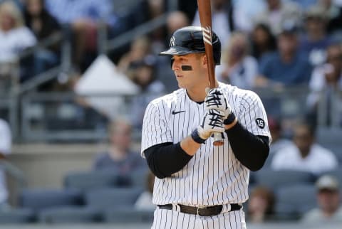 NEW YORK, NEW YORK – OCTOBER 02: Anthony Rizzo #48 of the New York Yankees (Photo by Jim McIsaac/Getty Images)