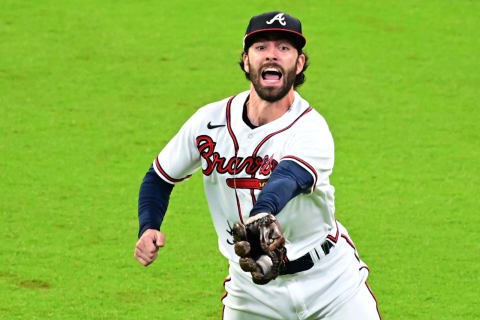 Dansby Swanson of the Atlanta Braves (Photo by Adam Hagy/Getty Images)