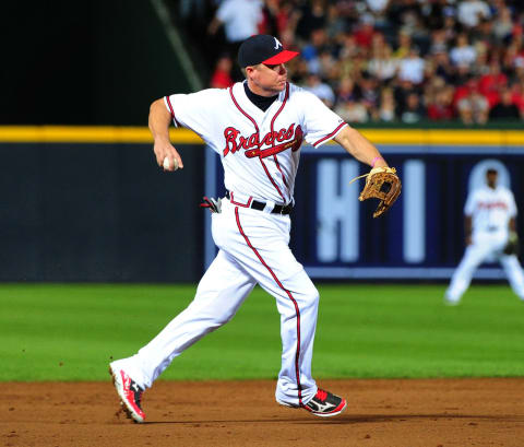 ,-Any discussion covering Atlanta Braves’ third basemen must include Chipper Jones. (Photo by Scott Cunningham/Getty Images)