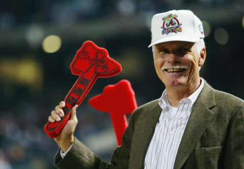 Ted Turner became the second owner of the Atlanta Braves Franchise in 1976. (Photo by Jamie Squire/Getty Images)