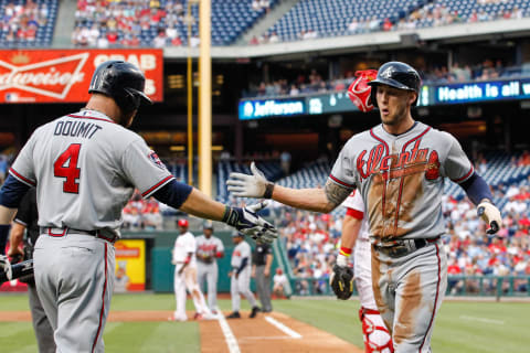 Jordan Schafer of the Atlanta Braves (Photo by Brian Garfinkel/Getty Images)