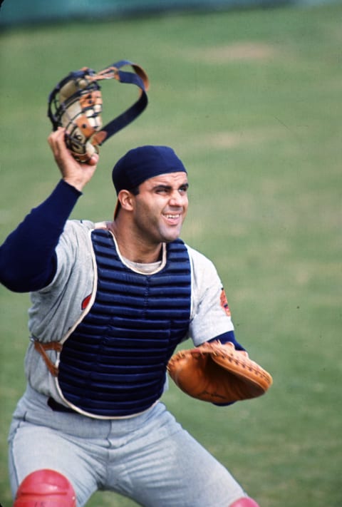 Joe Torre caught for the Atlanta Braves and Milwaukee Braves from 1960-68 (Photo by Focus on Sport/Getty Images)