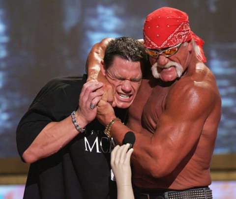 Hulk Hogan and John Cena (Photo by Kevin Winter/Getty Images)