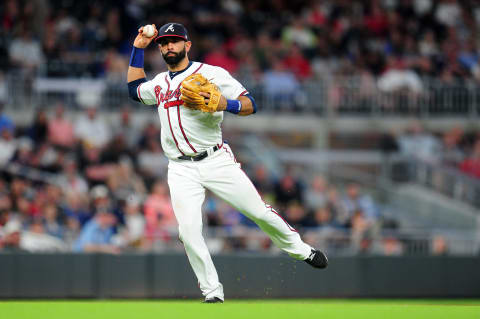 Atlanta Braves third baseman Jose Bautista (Photo by Scott Cunningham/Getty Images)