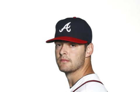 Ian Anderson of the Atlanta Braves (Photo by Michael Reaves/Getty Images)