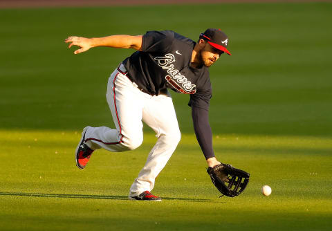 Adam Duvall of the Atlanta Braves. (Photo by Kevin C. Cox/Getty Images)