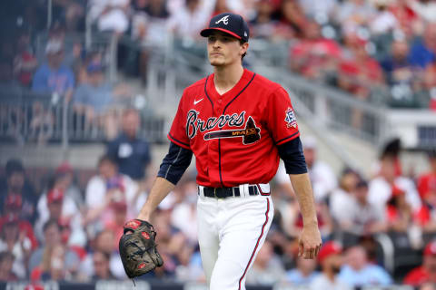 Atlanta Braves starting pitcher Max Fried (54). Mandatory Credit: Jason Getz-USA TODAY Sports