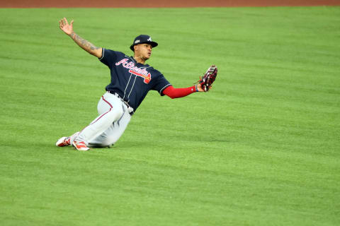 Atlanta Braves center fielder Cristian Pache will graduate from prospect major league starter in 2021. Mandatory Credit: Kevin Jairaj-USA TODAY Sports