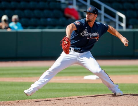 Atlanta Braves starting pitcher Kyle Muller impressed observers with his increased velocity this spring. Mandatory Credit: Nathan Ray Seebeck-USA TODAY Sports