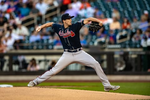 Atlanta Braves starting pitcher Kyle Wright’s struggles continued when he faced the Mets last Wednesday. Mandatory Credit: John Jones-USA TODAY Sports