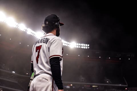 Dansby Swanson, Atlanta Braves. Mandatory Credit: Larry Robinson-USA TODAY Sports