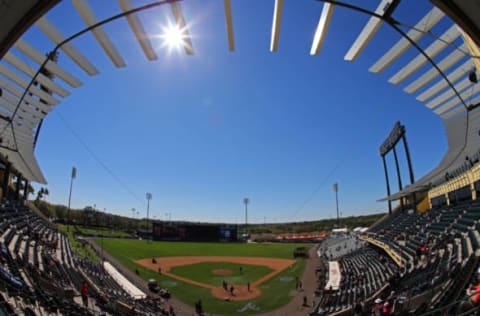 Mar 16, 2017; Lake Buena Vista, FL, USA; A view of the field prior to the game of the Detroit Tigers against the Atlanta Braves at Champion Stadium. Mandatory Credit: Aaron Doster-USA TODAY Sports