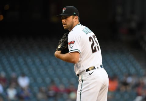 Corbin Martin #25 of the Arizona Diamondbacks (Photo by Norm Hall/Getty Images)