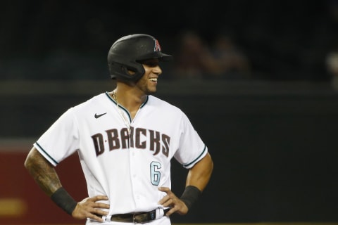 David Peralta #6 of the Arizona Diamondbacks (Photo by Ralph Freso/Getty Images)