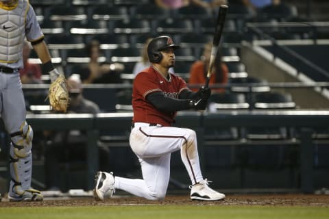 Eduardo Escobar #5 of the Arizona Diamondbacks (Photo by Ralph Freso/Getty Images)