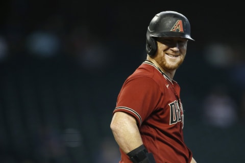 Kole Calhoun #56 of the Arizona Diamondbacks (Photo by Ralph Freso/Getty Images)