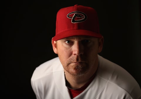 Retired Pitcher J.J. Putz #40 of the Arizona Diamondbacks (Photo by Christian Petersen/Getty Images)