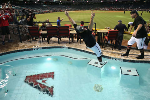 Chase Field Pool (Photo by Christian Petersen/Getty Images)