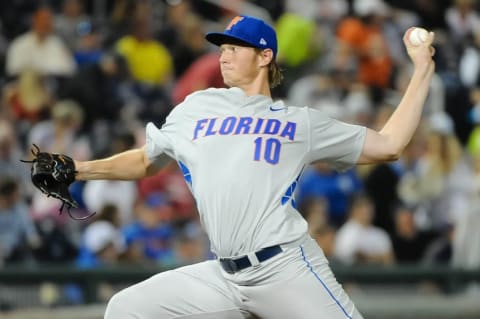 A.J. Puk, the A’s top draft pick in 2016. Mandatory Credit: Steven Branscombe-USA TODAY Sports