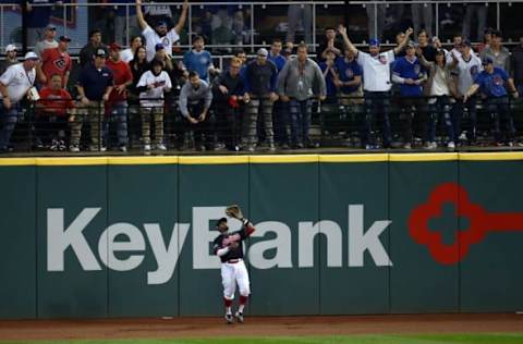 Rajai Davis. Mandatory Credit: Charles LeClaire-USA TODAY Sports