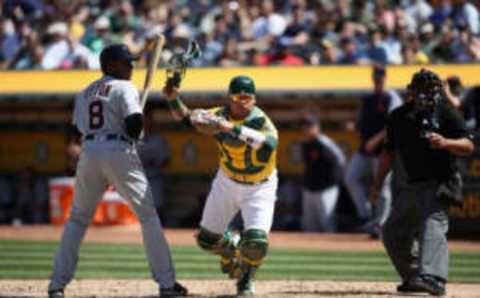 OAKLAND, CA – MAY 07: Bruce Maxwell