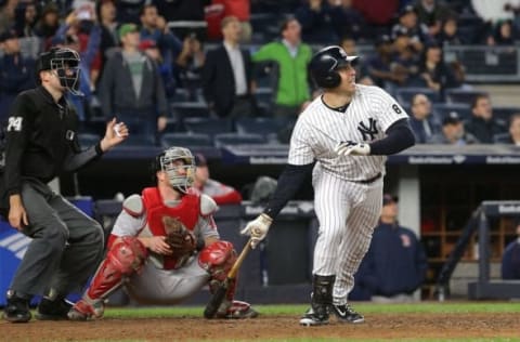 New York Yankees first baseman Mark Teixeira (Mandatory Credit: Brad Penner-USA TODAY Sports)