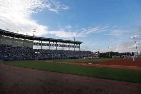 Mar 24, 2016; Tampa, FL, USA; A general view of George M. Steinbrenner Field where the New York Yankees play spring training . Mandatory Credit: Kim Klement-USA TODAY Sports