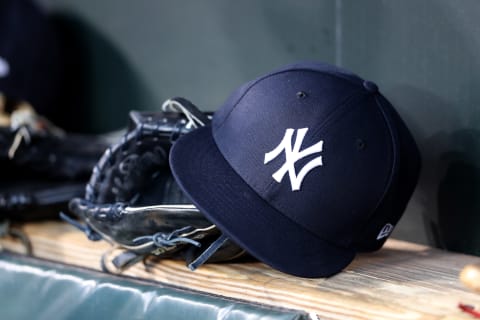 A New York Yankees hat (Photo by Rob Carr/Getty Images)