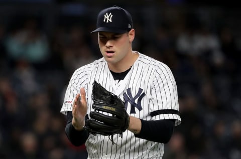 Adam Ottavino #0 of the New York Yankees (Photo by Elsa/Getty Images)