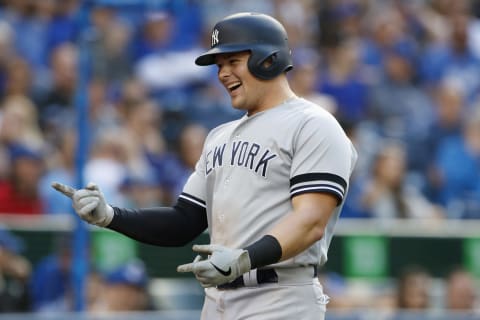 Luke Voit of the New York Yankees (Photo by Cole Burston/Getty Images)