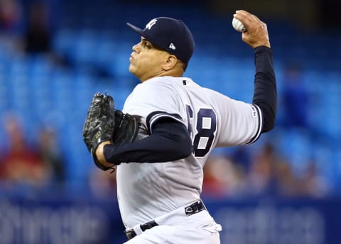 Dellin Betances #68 of the New York Yankees (Photo by Vaughn Ridley/Getty Images)