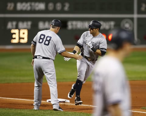 New York Yankees OF Mike Tauchman aka The Sock Man was a true difference-maker. (Photo by Omar Rawlings/Getty Images)