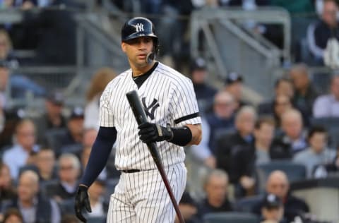 Gary Sanchez #24 of the New York Yankees (Photo by Elsa/Getty Images)