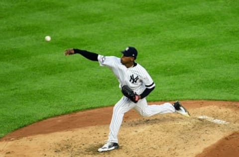 New York Yankees pitcher Luis Severino. (Photo by Emilee Chinn/Getty Images)