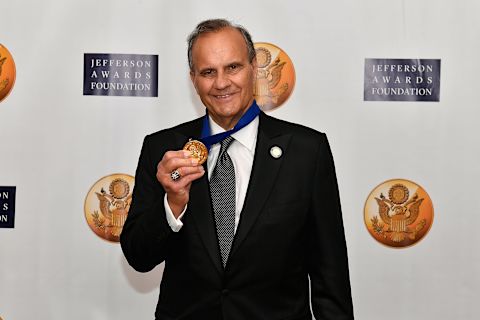 (Photo by Larry French/Getty Images for The Jefferson Awards Foundation)