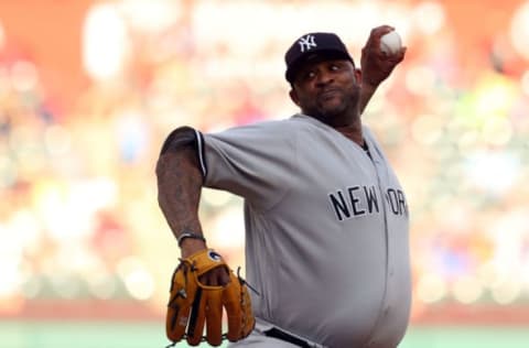 New York Yankees pitcher CC Sabathia (Photo by Richard Rodriguez/Getty Images)