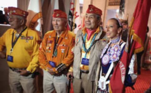 Navajo Code Talkers (Photo by Chip Somodevilla/Getty Images)