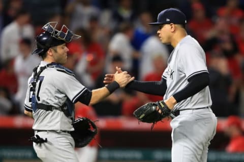 ANAHEIM, CA – JUNE 12: Austin Romine