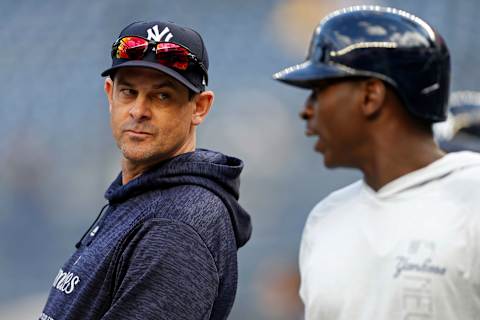 NEW YORK, NY – APRIL 6: Manager Aaron Boone