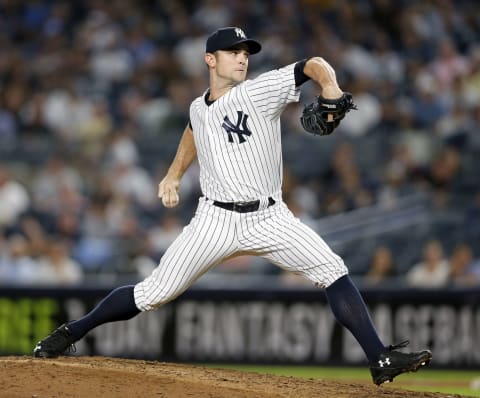 New York Yankees reliever David Robertson (Photo by Paul Bereswill/Getty Images)