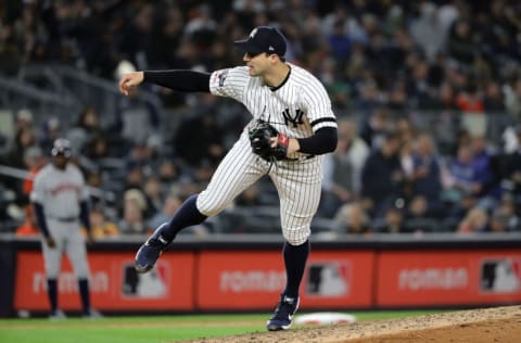 Tommy Kahnle of the New York Yankees (Photo by Elsa/Getty Images)