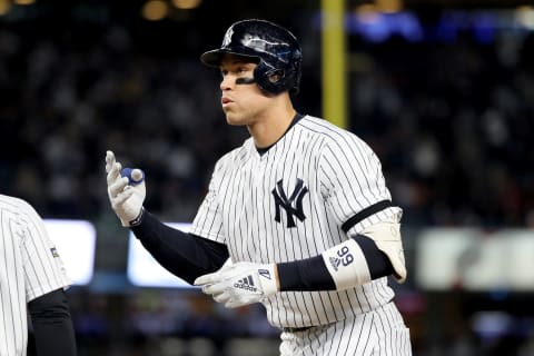 Aaron Judge #99 of the New York Yankees (Photo by Elsa/Getty Images)