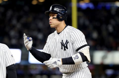 Aaron Judge #99 of the New York Yankees (Photo by Elsa/Getty Images)