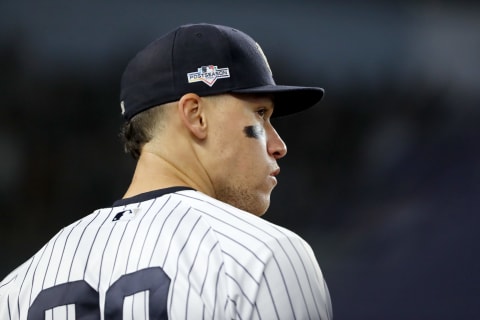 Aaron Judge #99 of the New York Yankees (Photo by Elsa/Getty Images)